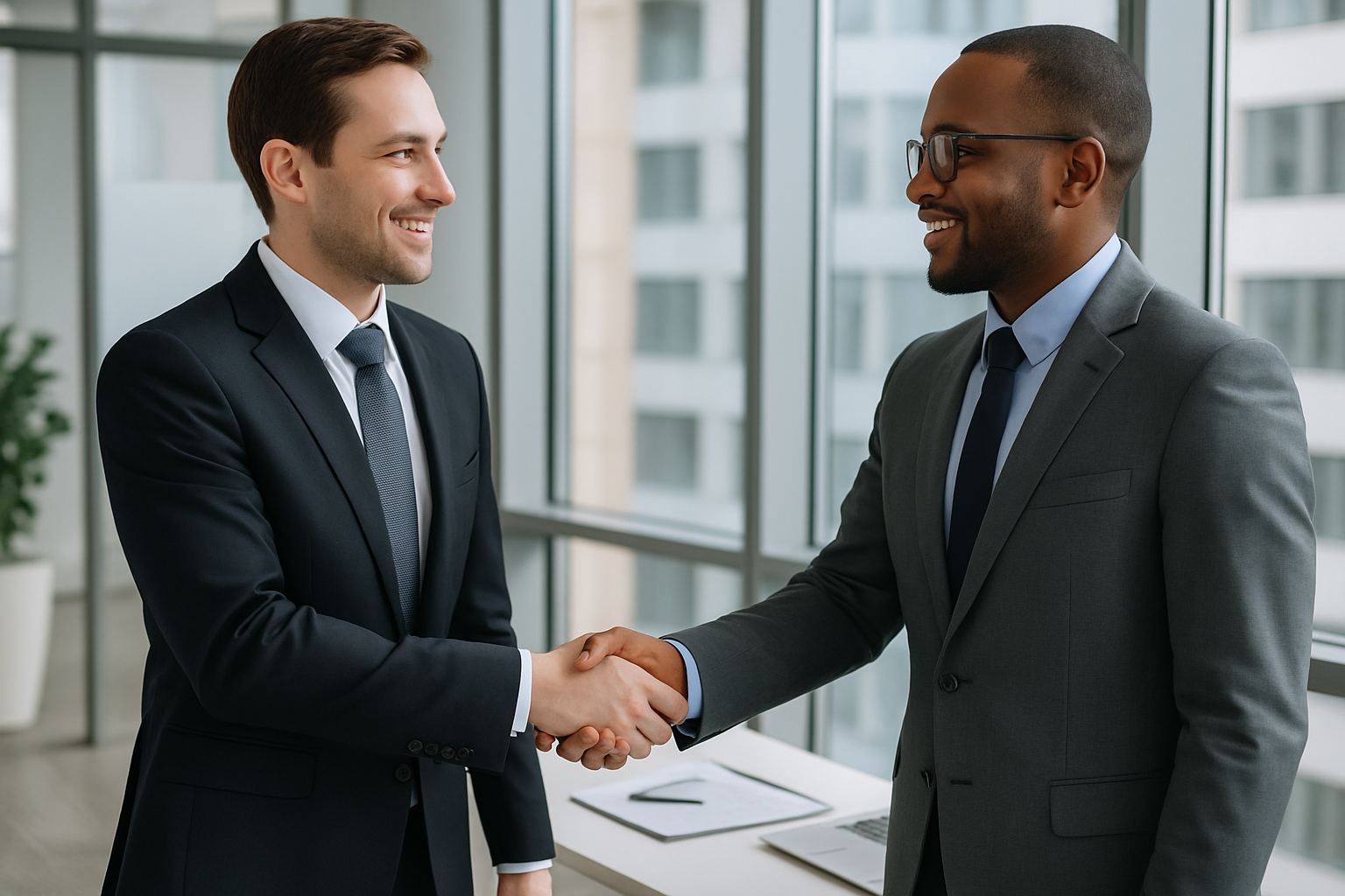 image of vendor and buyer shaking hands